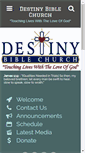 Mobile Screenshot of destinybiblechurch.org
